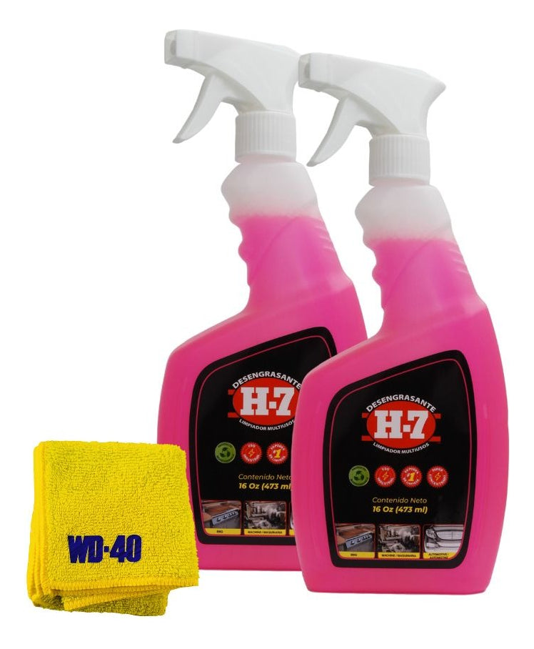 Desengrasante Biodegradable H7 Atomizador 16oz X2 Und