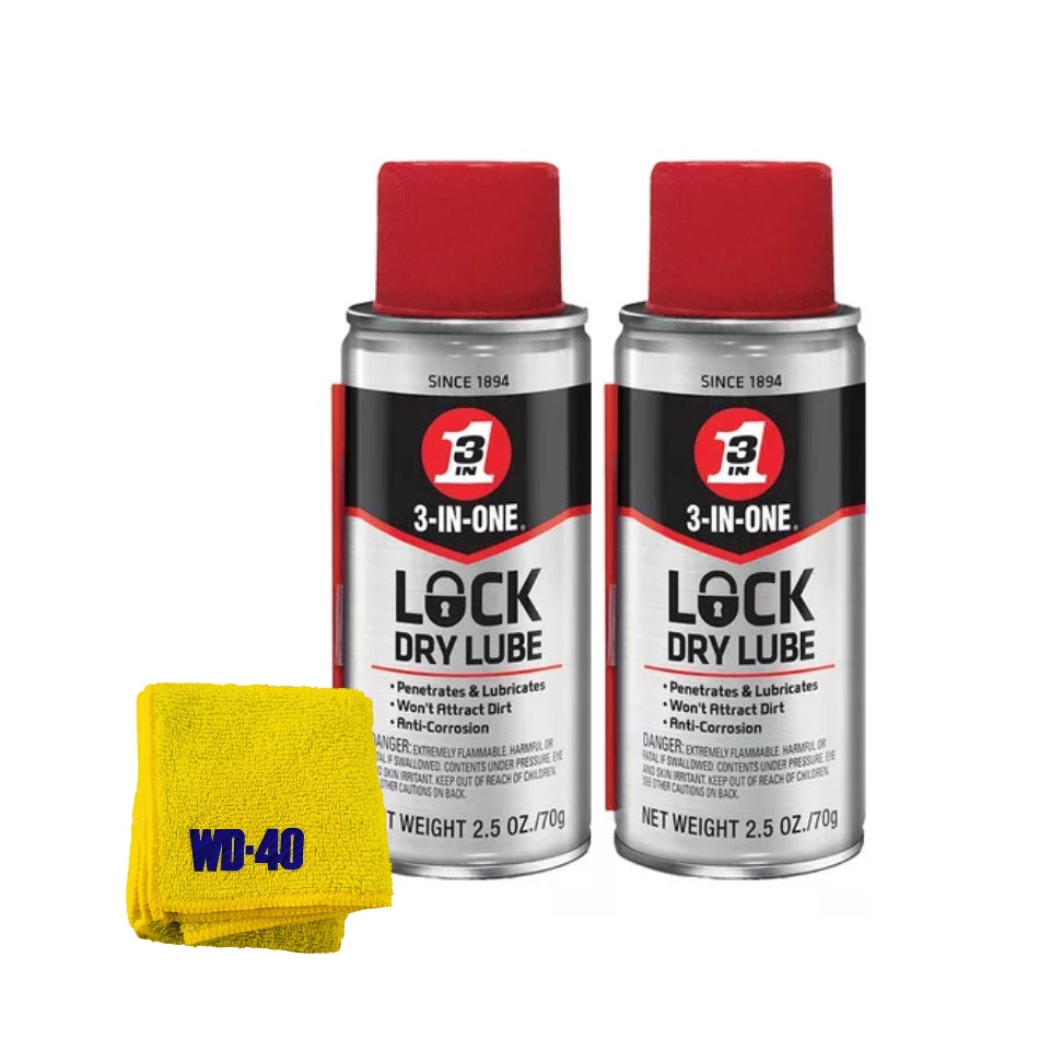 Lubricante De Candados 3-en-uno - 70g - 2.5oz  X2 Und