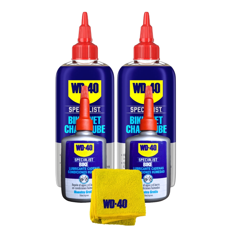 Lubricante De Cadenas Condiciones Humedas Wd-40® Bike X2 Und