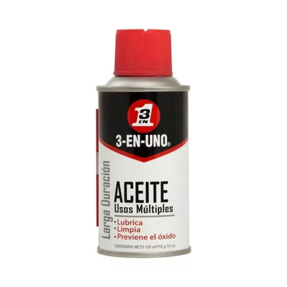 Aceite 3-en-uno Multiusos Aerosol 135ml - 110g - 4.5oz