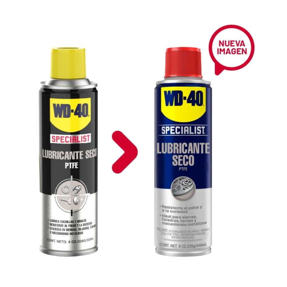 Lubricante Seco Wd-40® Specialist 8oz X2 Und