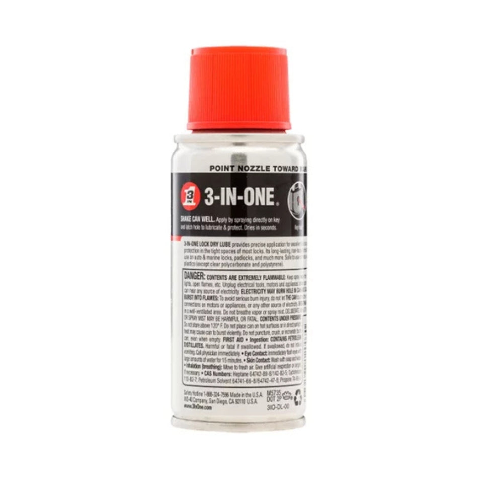 Lubricante De Candados 3-en-uno - 70g - 2.5oz