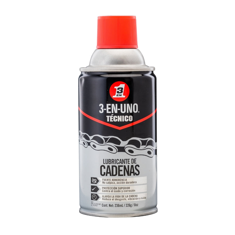 Lubricante Para Cadenas 3-en-uno 2x Und