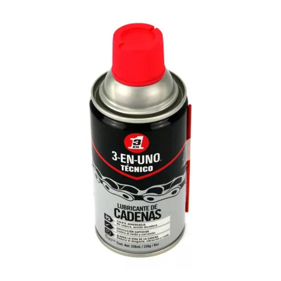 Lubricante Para Cadenas 3-en-uno 2x Und