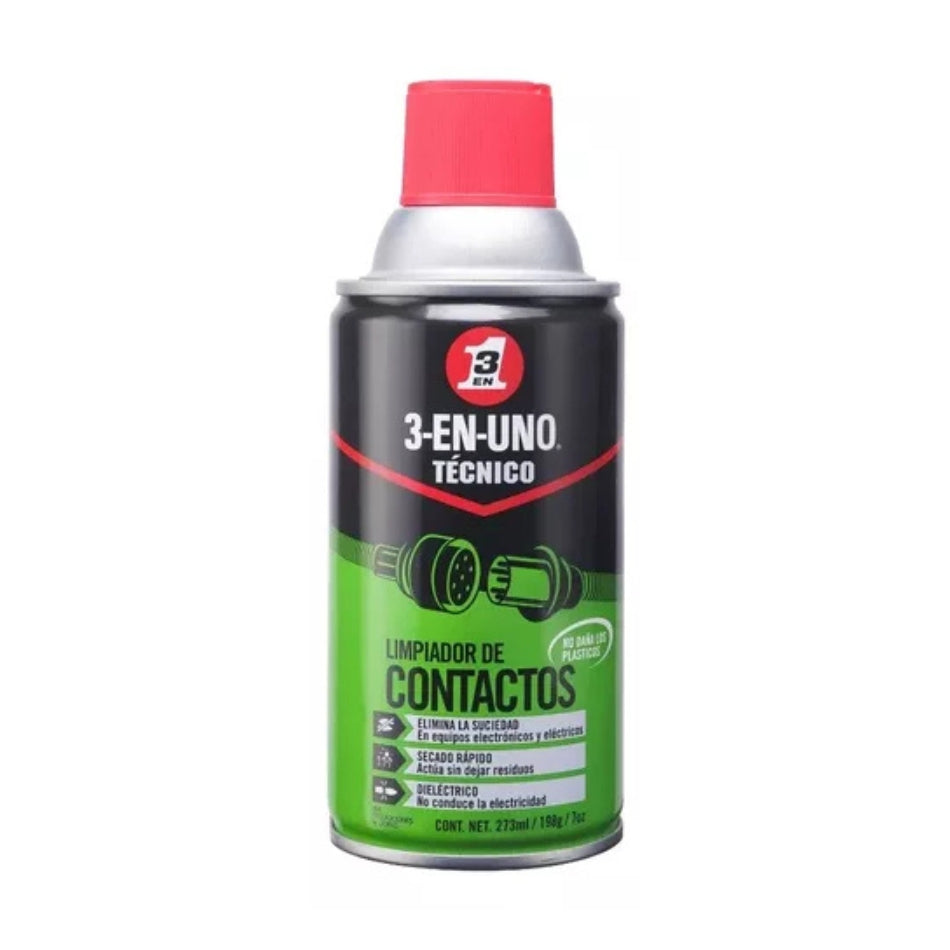 Limpiador De Contactos 3-en-uno Tecnico 273ml - 198g - 7oz