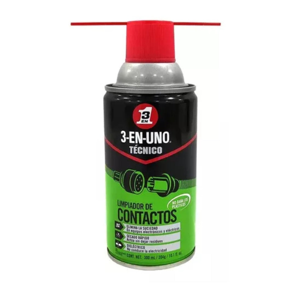 Limpiador De Contactos 3-en-uno Tecnico 273ml - 198g - 7oz