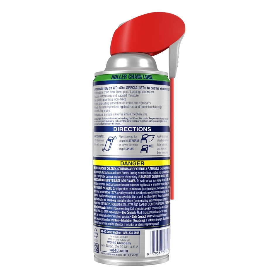 Wd-40® Specialist Lubricante De Cadenas Roller Chain 10oz