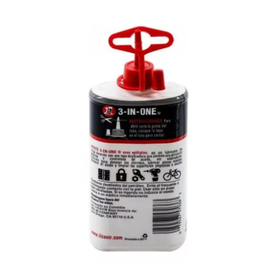Aceite 3-en-uno Gotero 90ml X2 Und