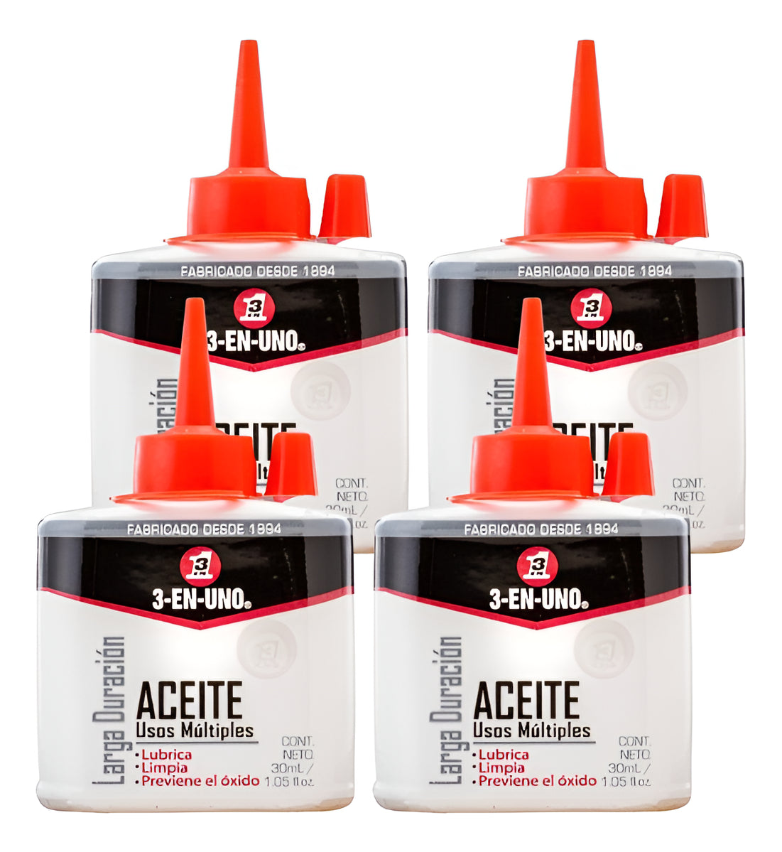 Aceite 3-en-uno Gotero - 30ml X 4und