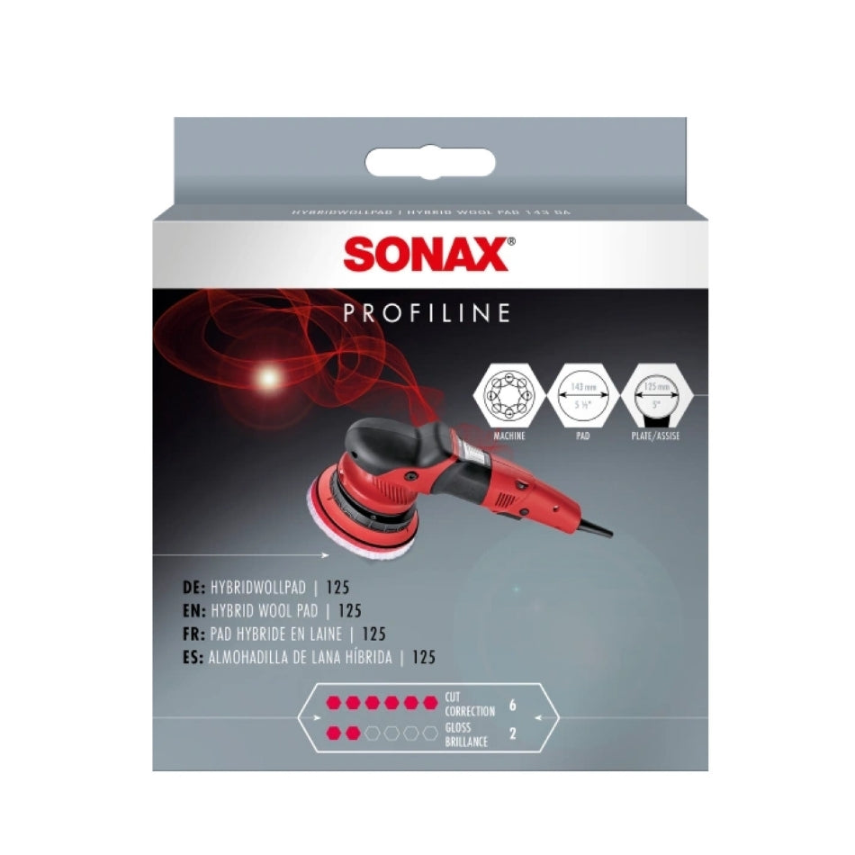 Sonax Almohadilla De Pulitura De Lana De Cordero 125 Mm