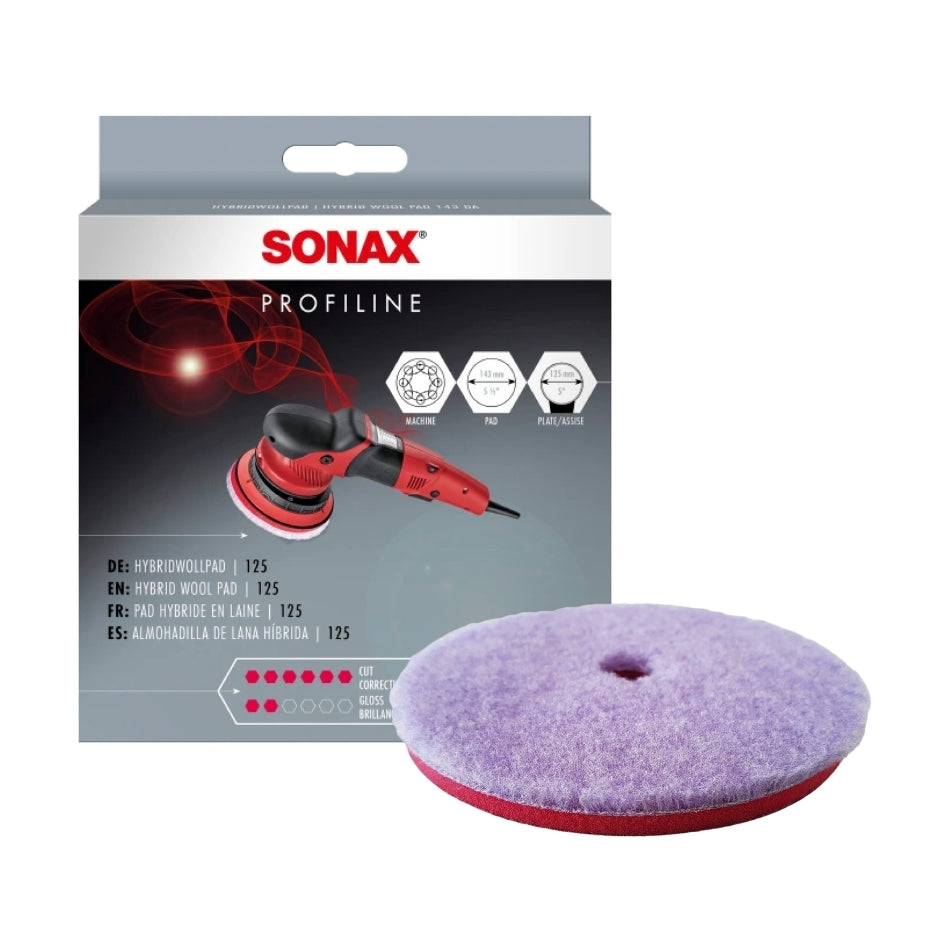 Sonax Almohadilla De Pulitura De Lana De Cordero 125 Mm